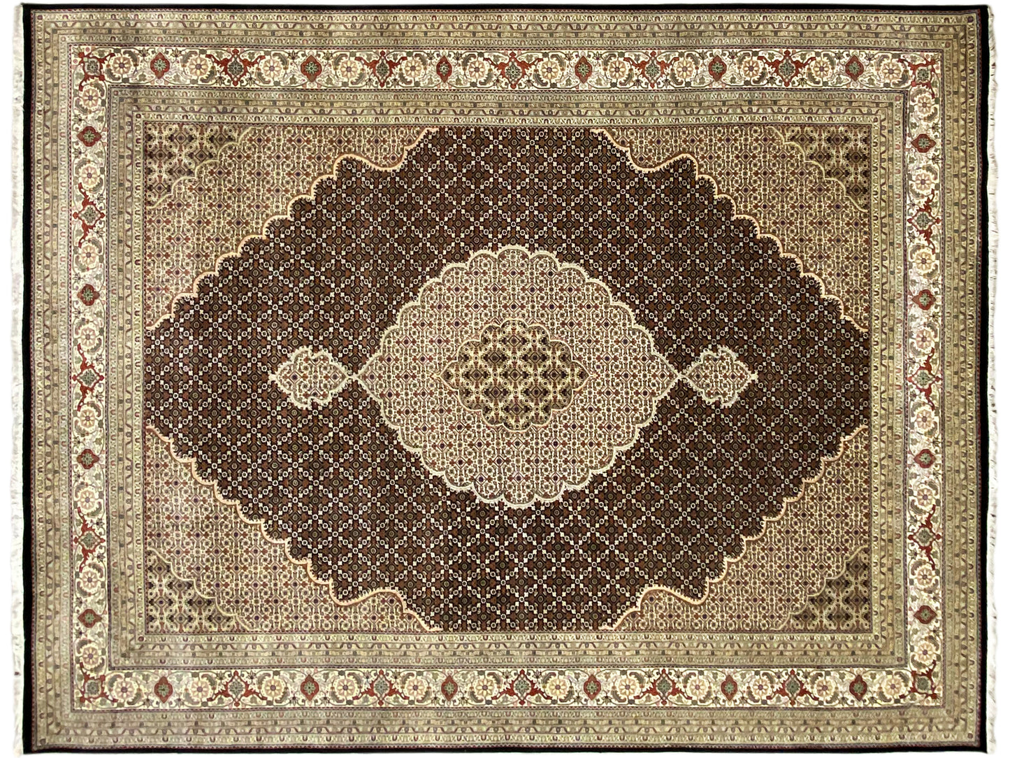 Indo Täbriz Teppich - 346x247 cm