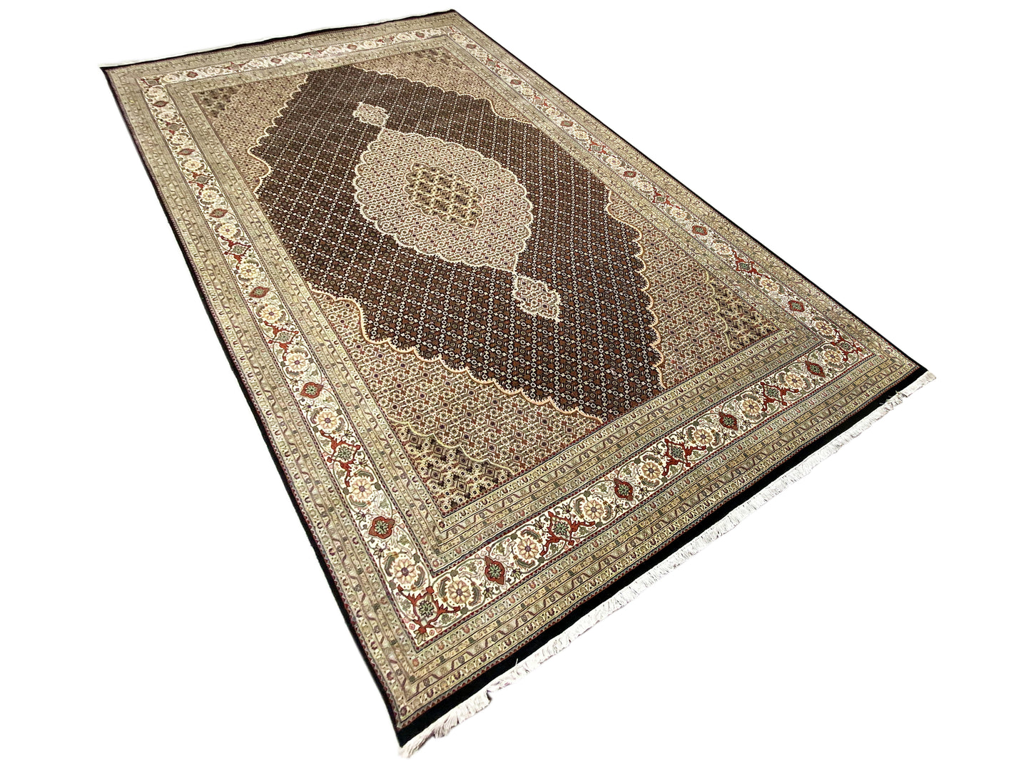 Indo Täbriz Teppich - 346x247 cm