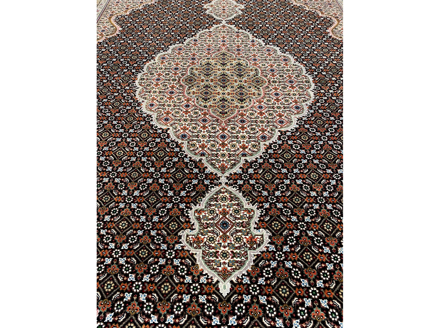 Indo Täbriz Tappeto - (241x175 cm)