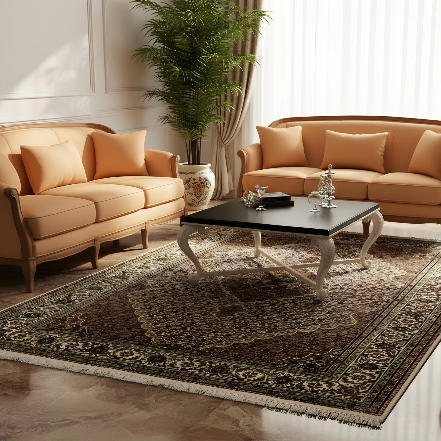 Tappeto Indo Täbriz - (245x170 cm)