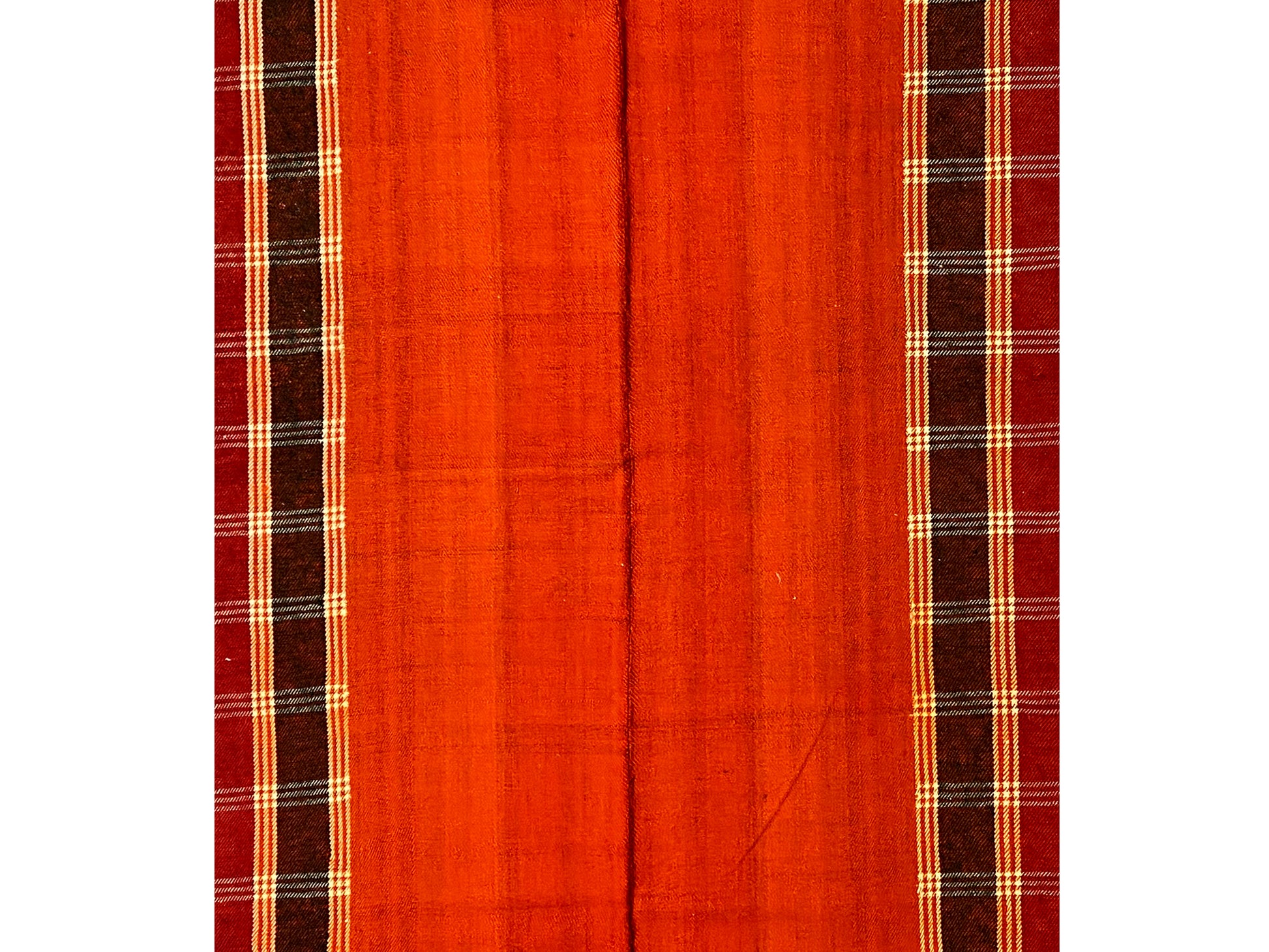 Esszimmer Jajim Teppich aus Wolle handgewebt mit klaren Karo-Linien