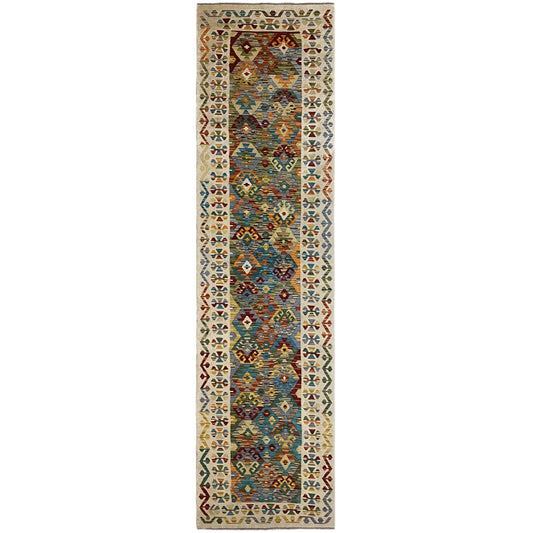 Kelim Läufer Afghan 386x87cm