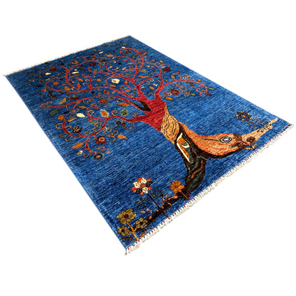 Handgeknüpfter Lebensbaum Teppich 246x172 cm - German Carpet Shop