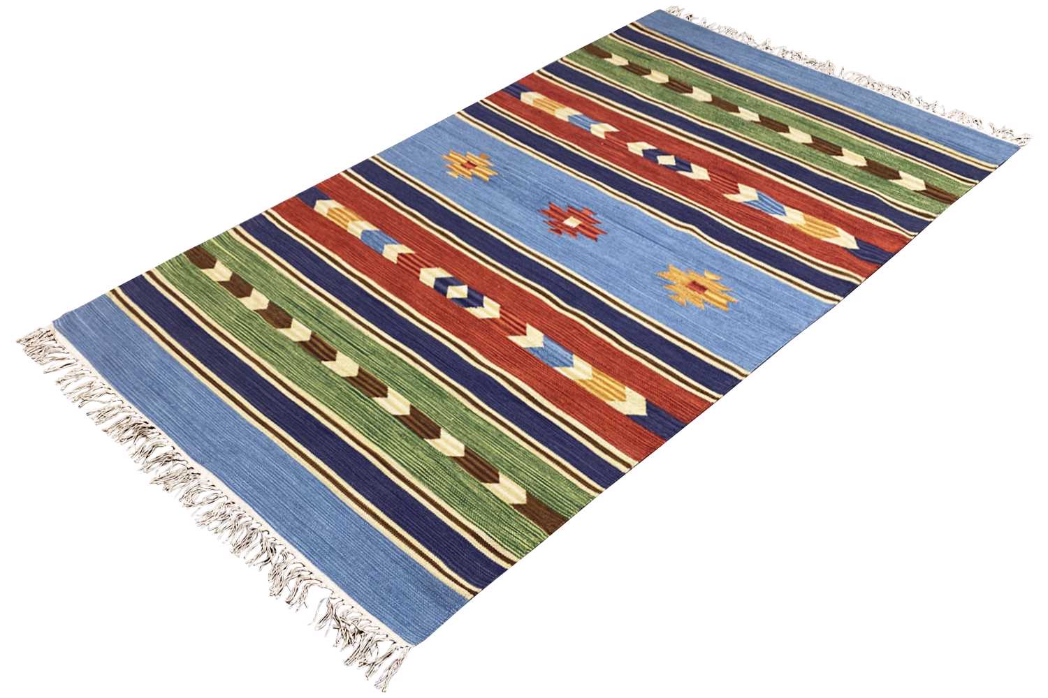 Moderner Kelim Teppich - Samak (140X200 cm) - German Carpet Shop