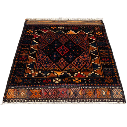 Hamedan Poshti Teppich - 82x72 cm