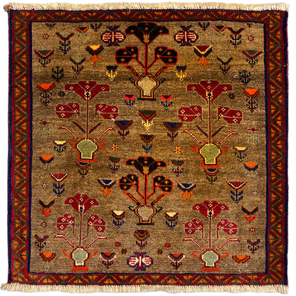 Poshti Teppich - 63x61 cm