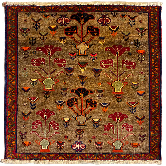 Poshti Teppich - 63x61 cm