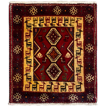 Poshti Teppich - 66x58 cm