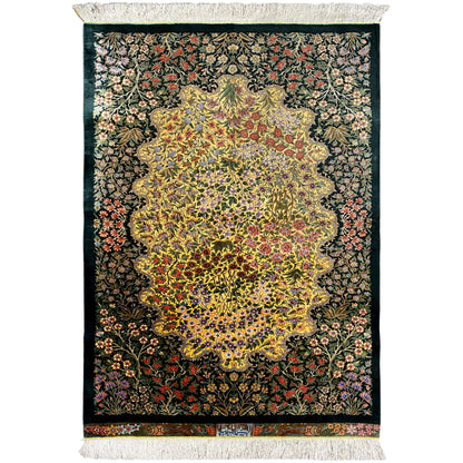 Tappeto Ghom in Seta - 900846 (123x79 cm)