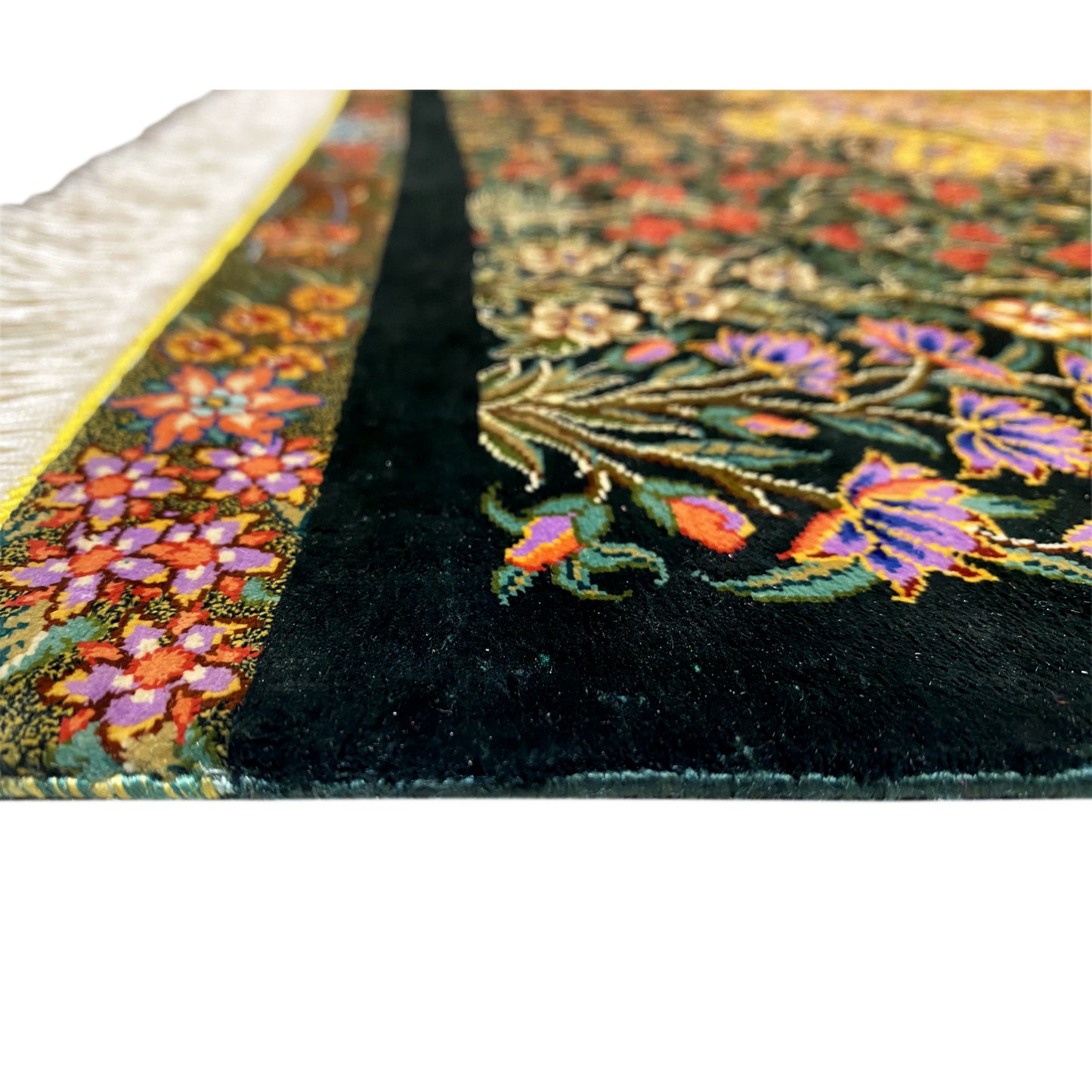 Tappeto Ghom in Seta - 900846 (123x79 cm)