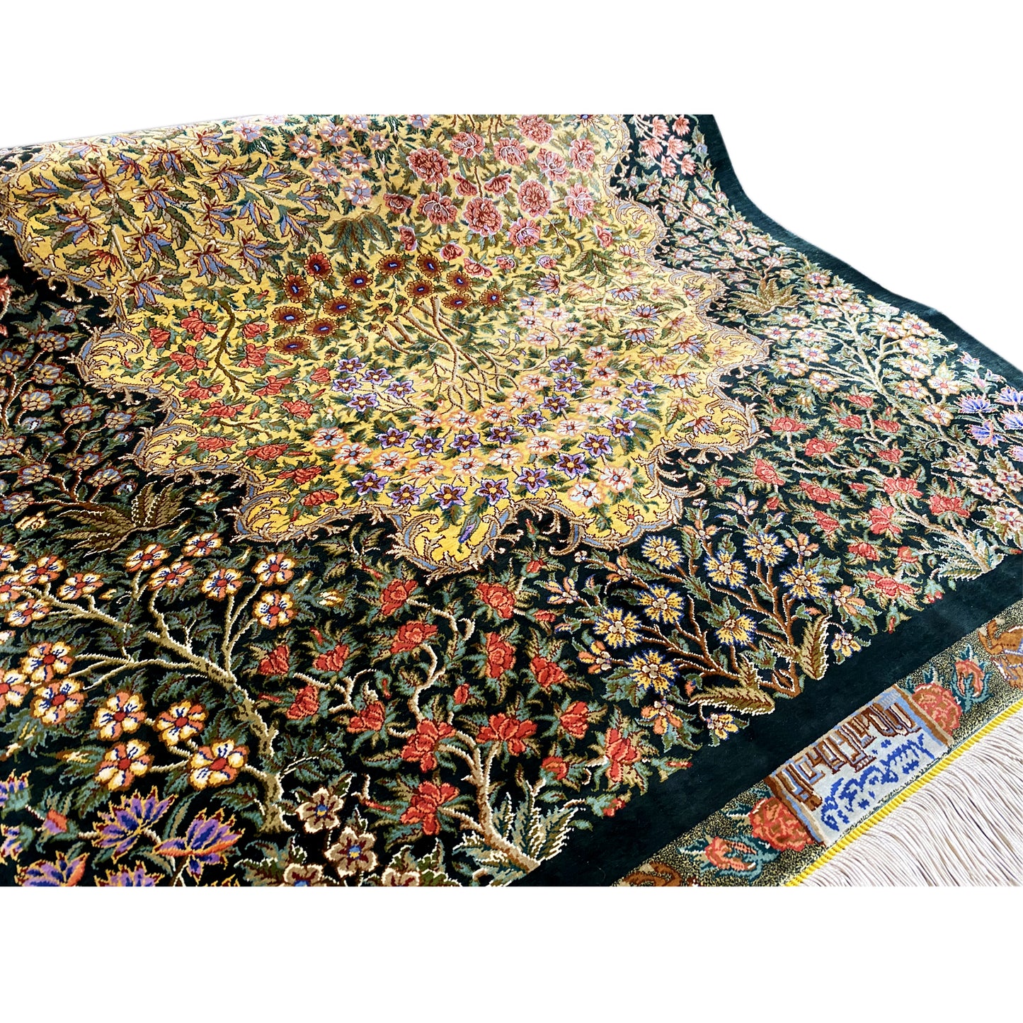 Tappeto Ghom in Seta - 900846 (123x79 cm)