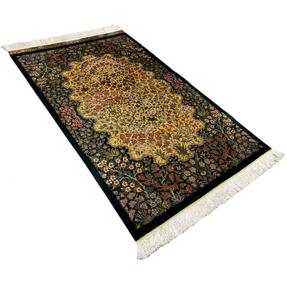 Tappeto Ghom in Seta - 900846 (123x79 cm)