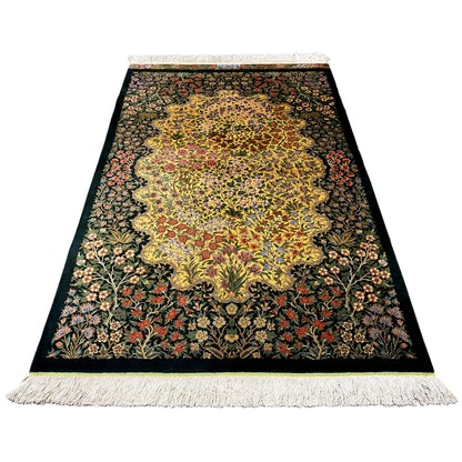 Tappeto Ghom in Seta - 900846 (123x79 cm)