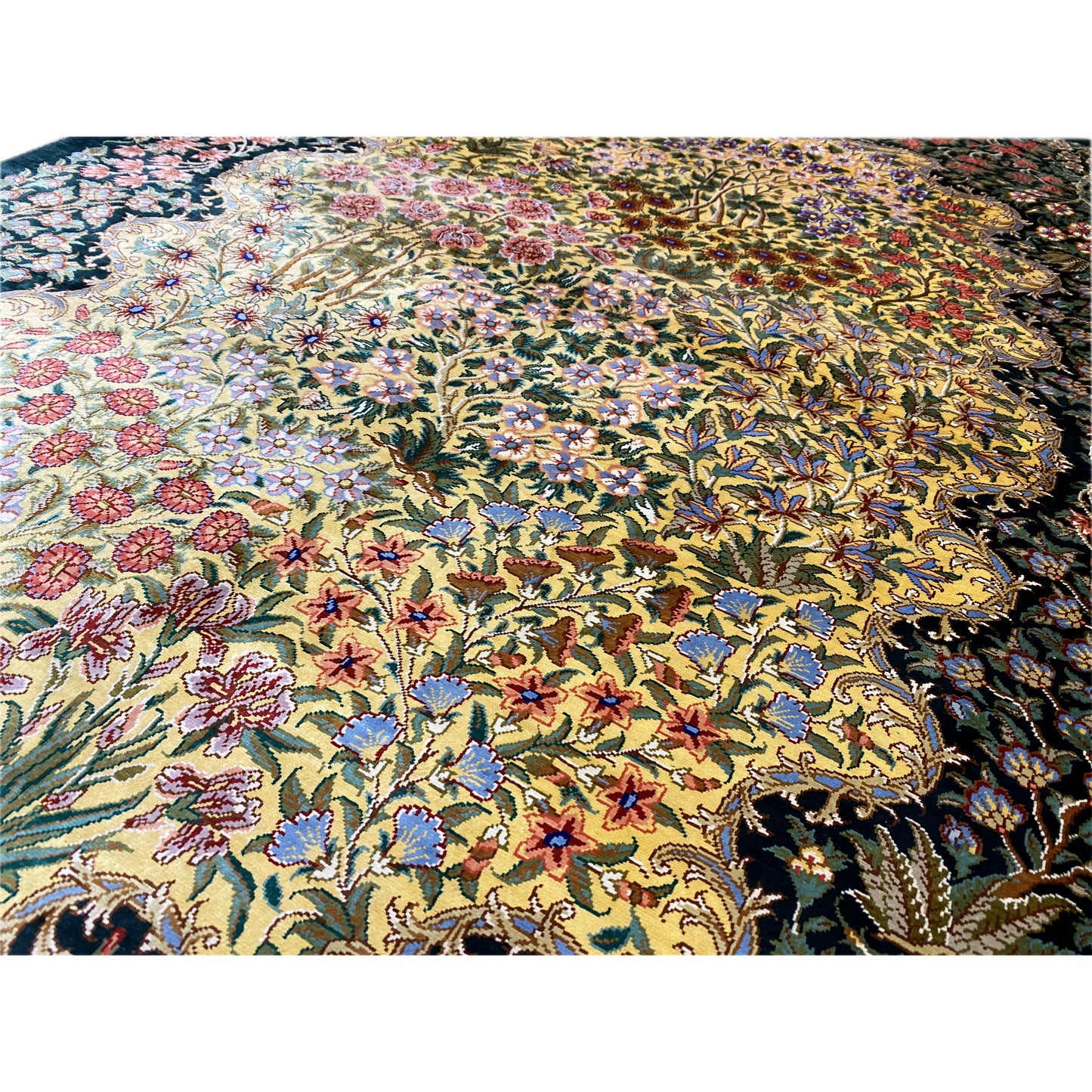 Tappeto Ghom in Seta - 900846 (123x79 cm)