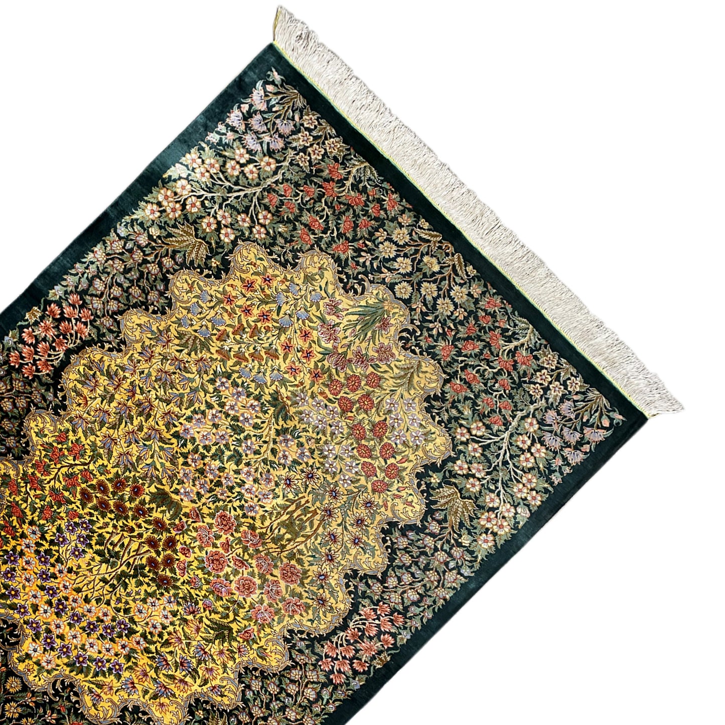 Tappeto Ghom in Seta - 900846 (123x79 cm)
