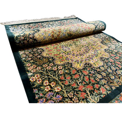 Tappeto Ghom in Seta - 900846 (123x79 cm)