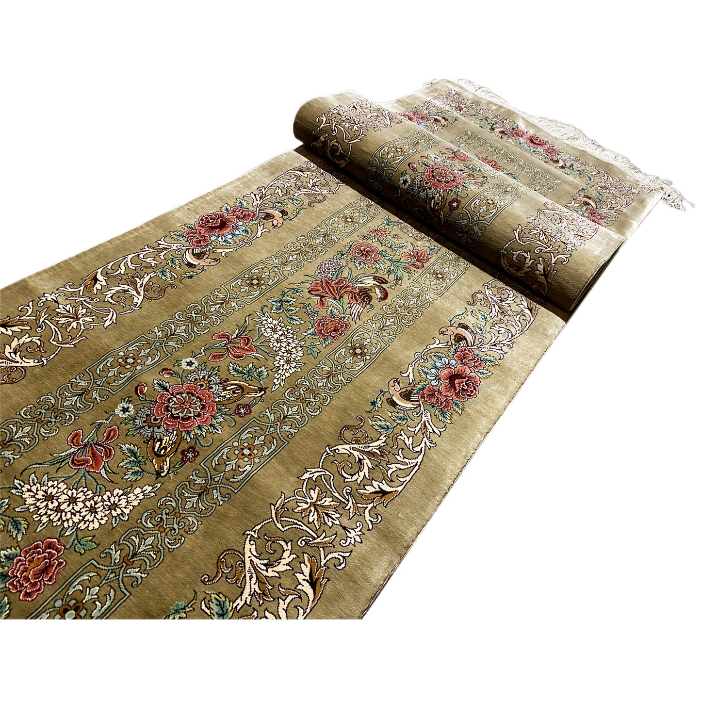 Tappeto Ghom in Seta - 904736 (195x53 cm)