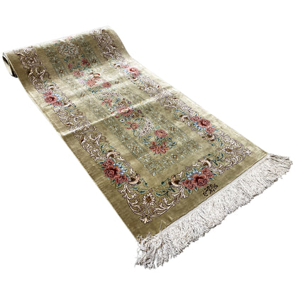 Tappeto Ghom in Seta - 904736 (195x53 cm)