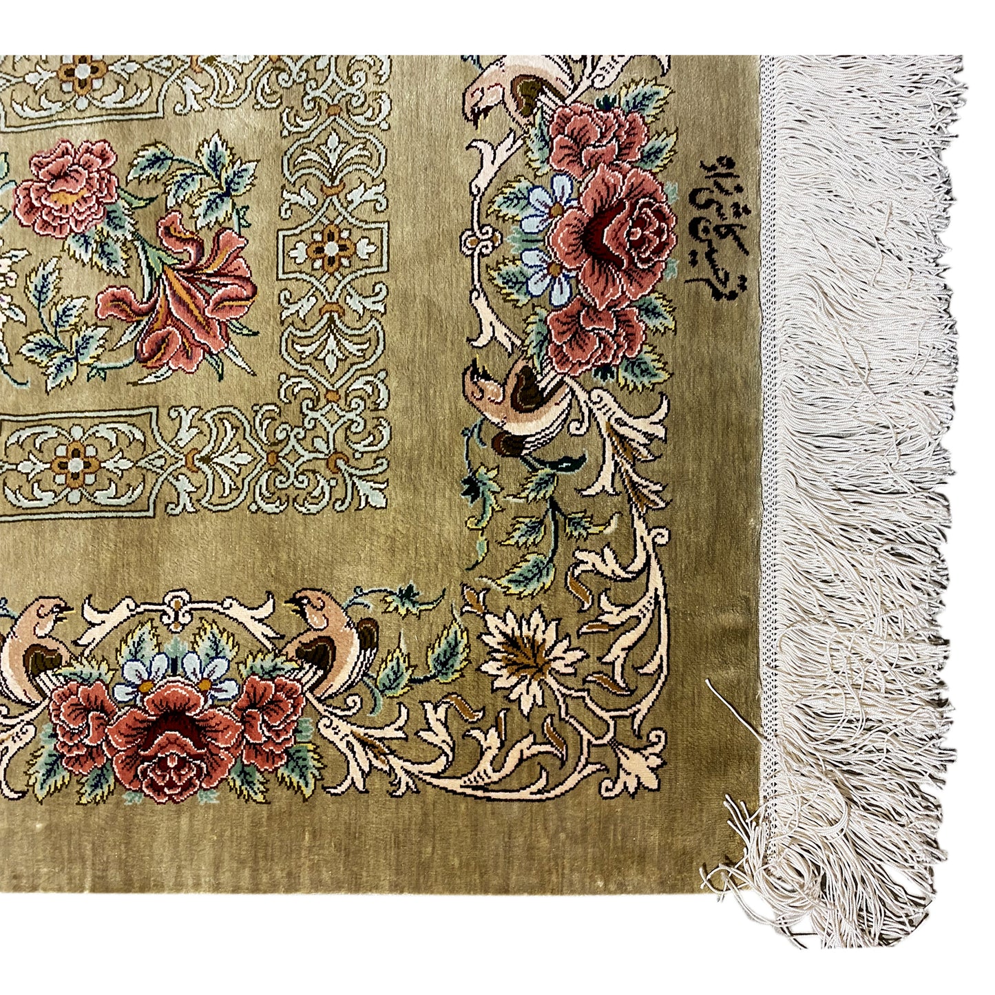 Tappeto Ghom in Seta - 904736 (195x53 cm)