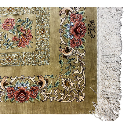 Tappeto Ghom in Seta - 904736 (195x53 cm)