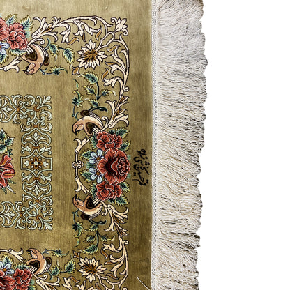 Tappeto Ghom in Seta - 904736 (195x53 cm)