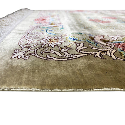 Tappeto Ghom in Seta - 904736 (195x53 cm)