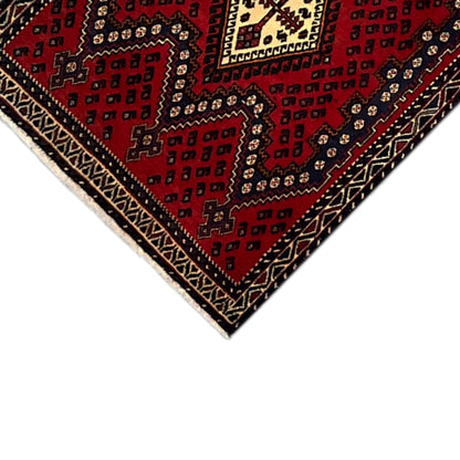  Roter Sirjan Läufer Teppich 282x89cm - Premium Sirjan Teppiche from German Carpet Shop - Just €0! Shop now at German Carpet Shop