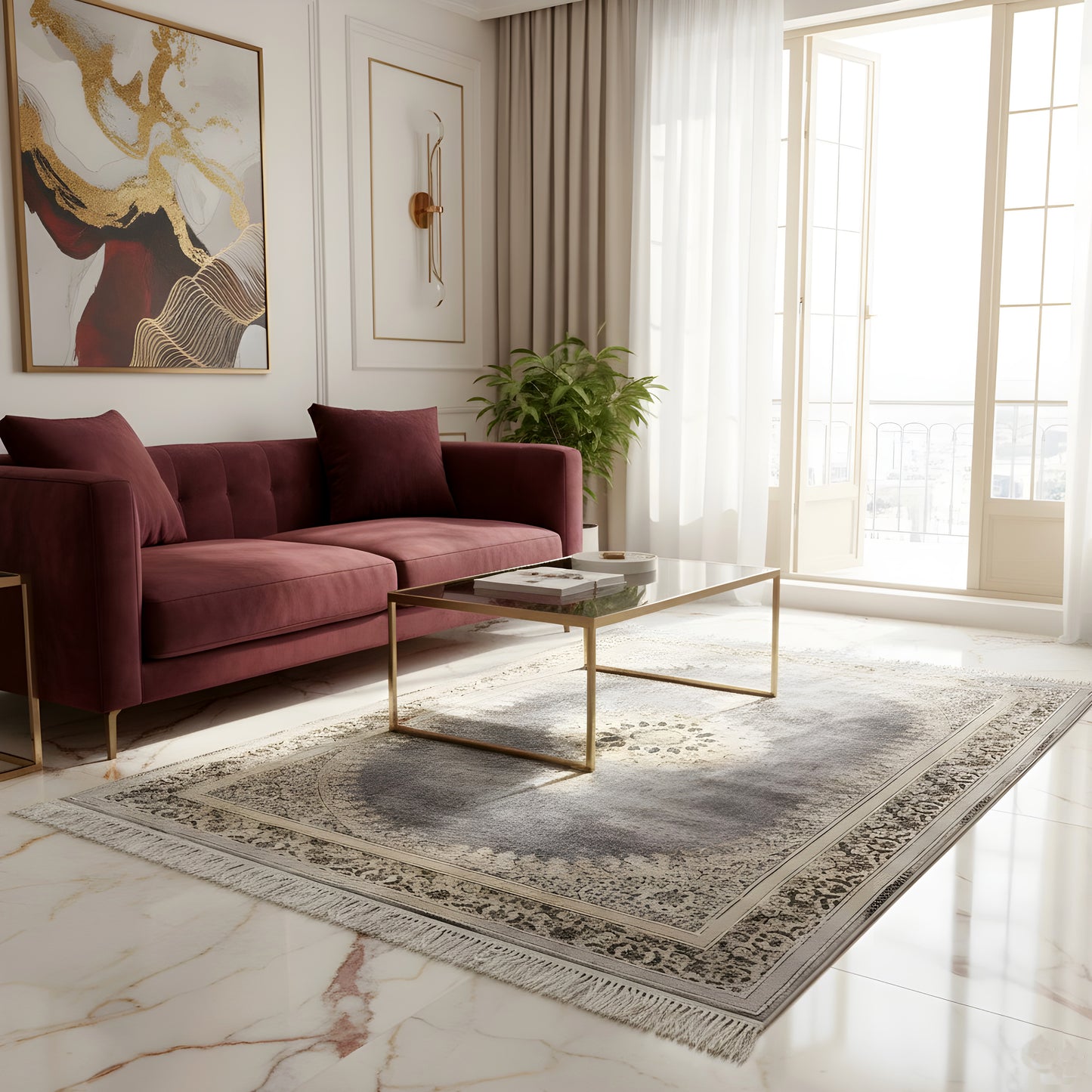 Tappeto Medaglione Dublino 160x230