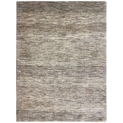 Natürlicher Gabbeh Teppich aus handgesponnener Wolle