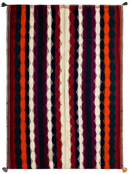 Traditioneller Jajim Läufer für Wohnzimmer