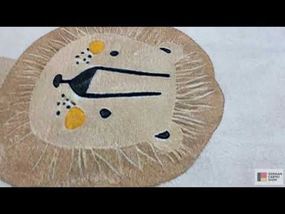 Tappeto per bambini «Leone», beige, 140x200 cm