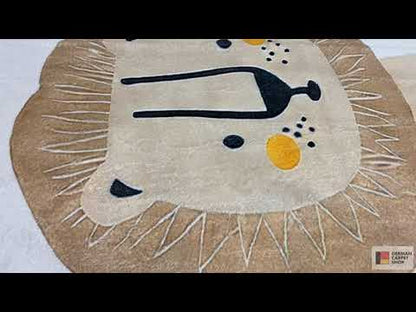 Tappeto per bambini «Leone», beige, 160x230 cm