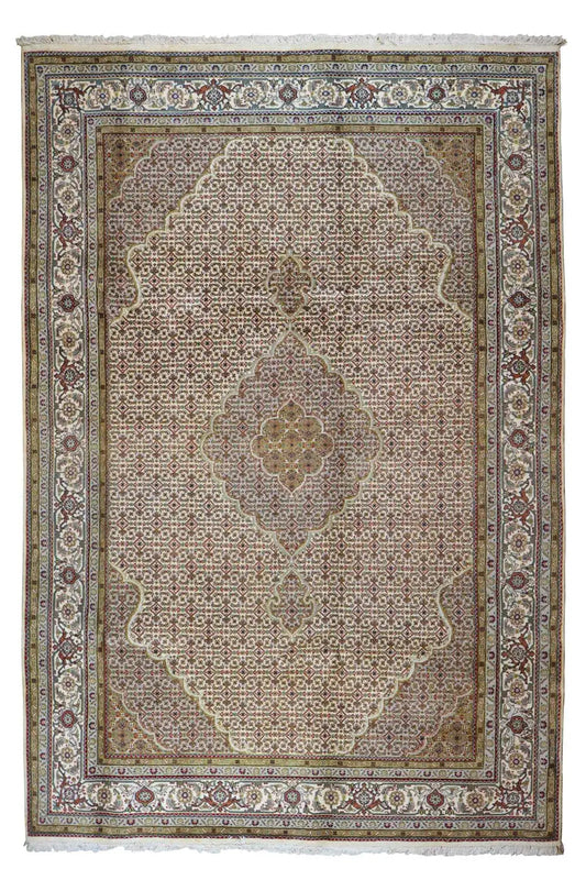  Indo Täbriz Teppich - 1819415 (302x200 cm) - Premium Mahi from German Carpet Shop - Just €1200! Shop now at German Carpet Shop