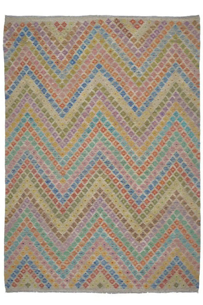 Kelim - Afghan (298x210 cm) - German Carpet Shop