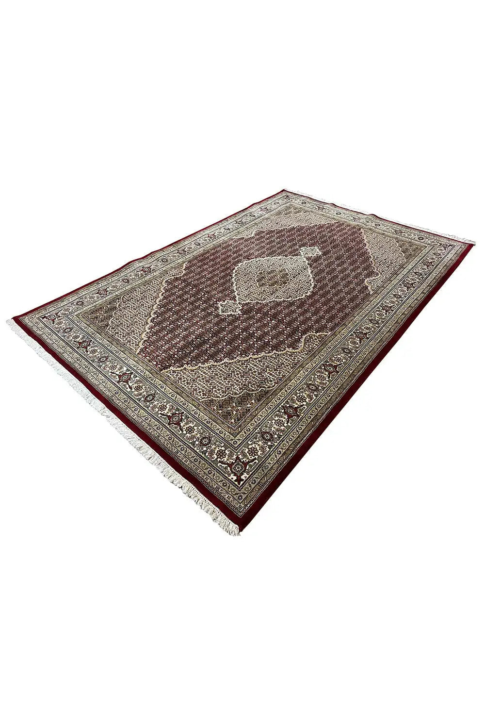  Indo Täbriz Teppich - 31447 (301x200 cm) - Premium Mahi from German Carpet Shop - Just €1500! Shop now at German Carpet Shop