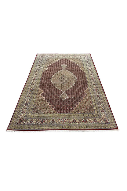  Indo Täbriz Teppich - 719392 (309x199 cm) - Premium Mahi from German Carpet Shop - Just €1500! Shop now at German Carpet Shop