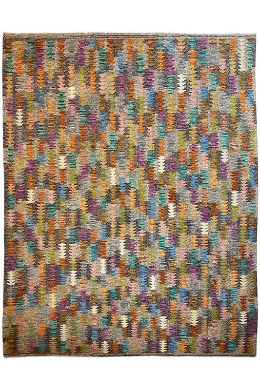  Kelim Afghan 8731 (296x202 cm) - Premium Kelim from German Carpet Shop - Just €349! Shop now at German Carpet Shop