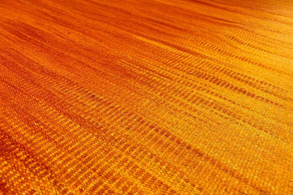 Moderne Kelim - Dhurrie - Gelb (160x230 cm) - German Carpet Shop