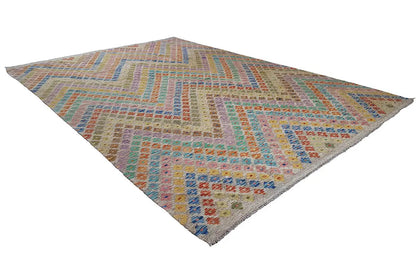 Kelim - Afghan (298x210 cm) - German Carpet Shop