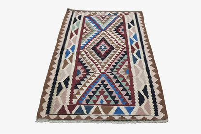 Kilim Qashqai - Multicolor 23PL 153x101 cm - German Carpet Shop