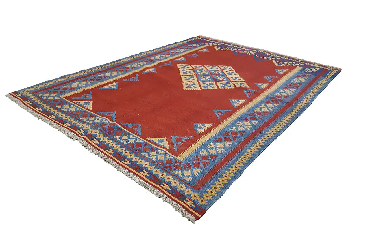  Kilim Qashqai  - 802402 (217x155 cm) - Premium Kelim from German Carpet Shop - Just €309! Shop now at German Carpet Shop