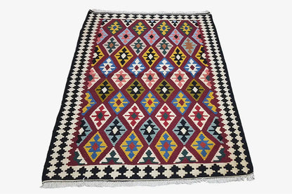 Kilim Qashqai - Multicolor 1PL 141x98 cm - German Carpet Shop