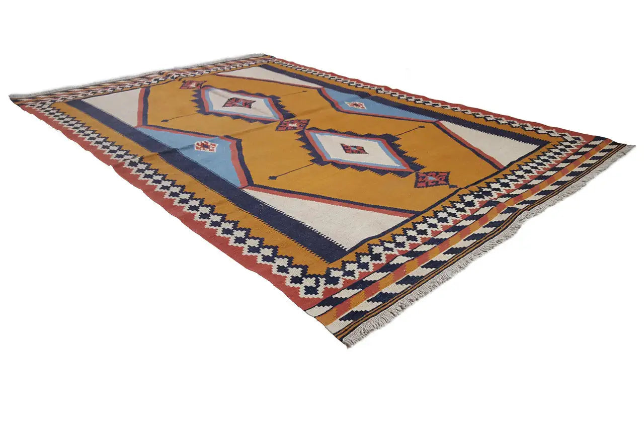  Kilim Qashqai  - 802426 (238x160 cm) - Premium Kelim from German Carpet Shop - Just €359! Shop now at German Carpet Shop