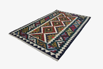 Kilim Qashqai - Multicolor 9500613 151x103 cm - German Carpet Shop