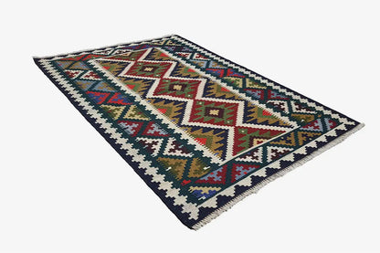 Kilim Qashqai - Multicolor 9500613 151x103 cm - German Carpet Shop