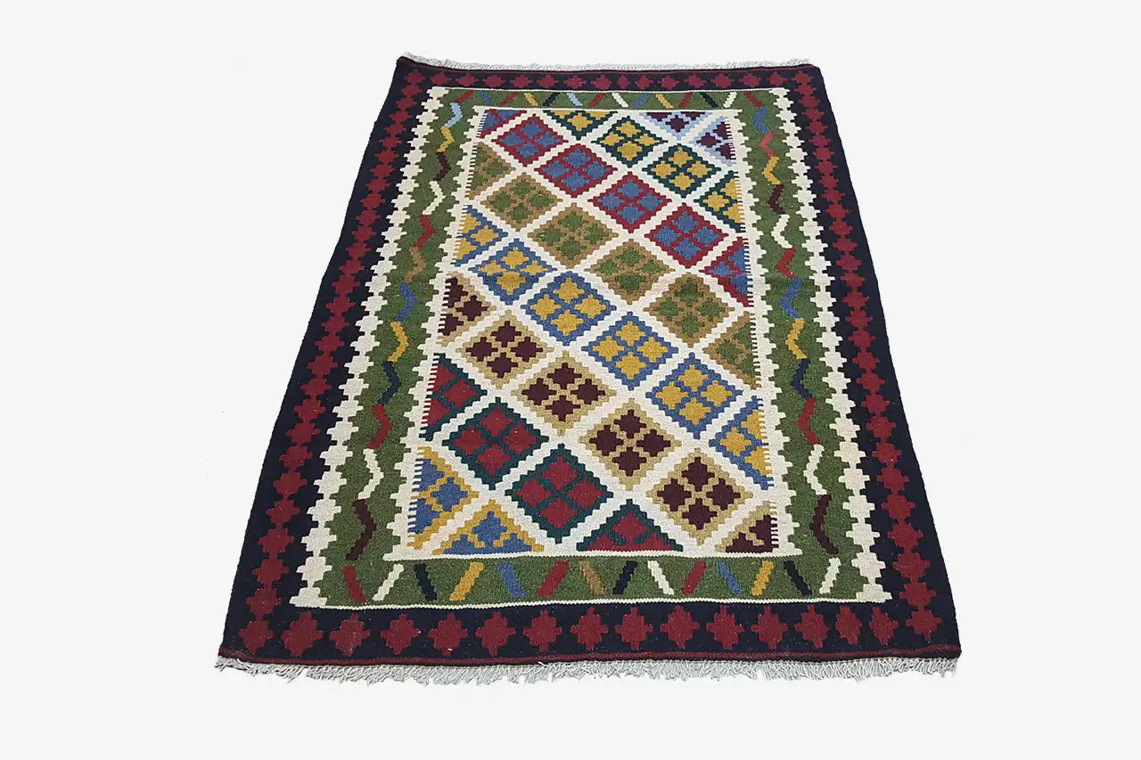 Kilim Qashqai - Multicolor 9500617 149x100 cm - German Carpet Shop